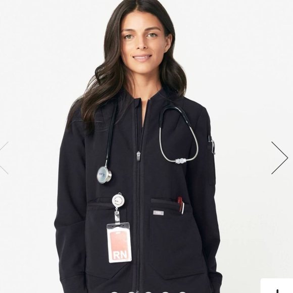 Figs Jackets & Blazers - Bellery Scrub Jacket